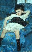 Mary Cassatt Little Girl in a Blue Armchair China oil painting reproduction
